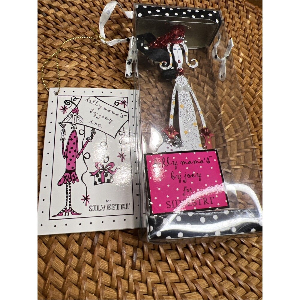 Silvestri Jingle Holiday Vintage Christmas Ornament Dolly Mama’s by Joey NIB